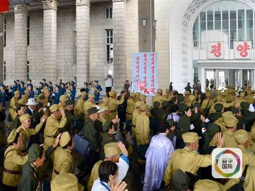 原文配圖:朝鮮戰(zhàn)爭老兵出席停戰(zhàn)會議。