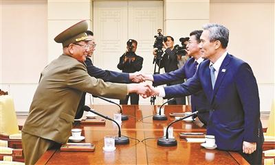 韓朝代表舉行高級別對話 就半島局勢進行磋商