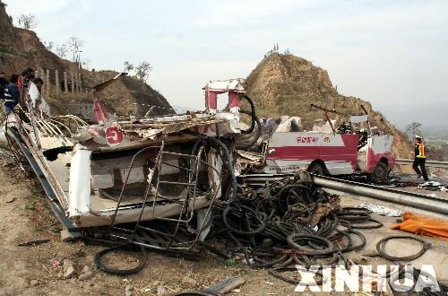 甘肅天水發(fā)生特大交通事故24人死亡